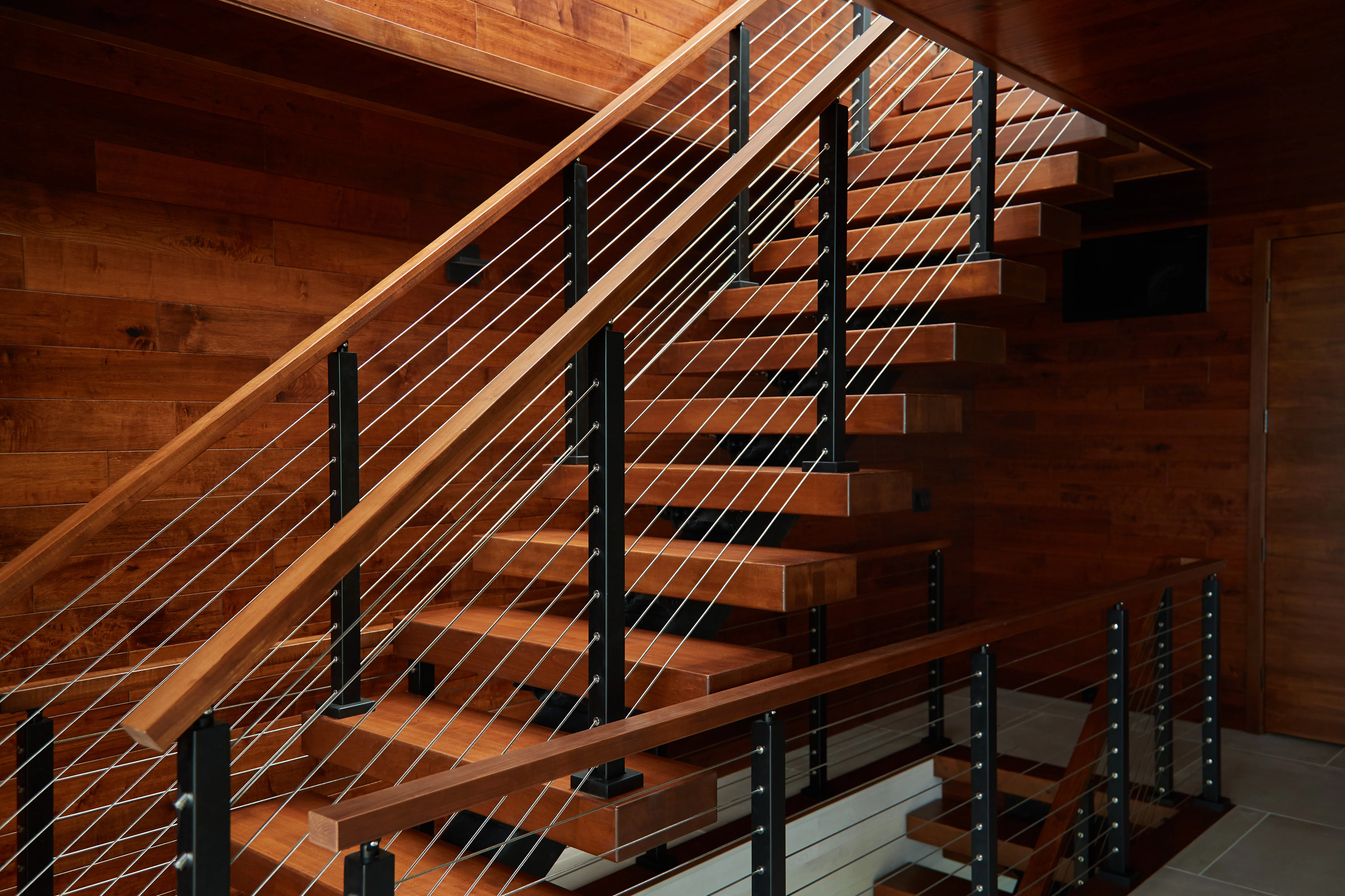 Floating Stairs for New Construction Viewrail Floating Stairs for New Construction Viewrail