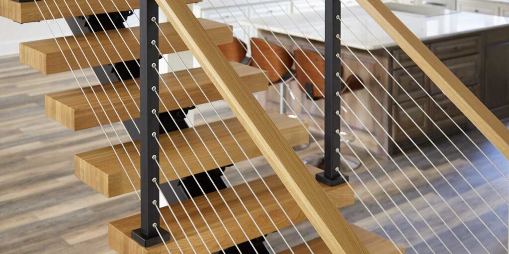 Cable Railing Close Up Image