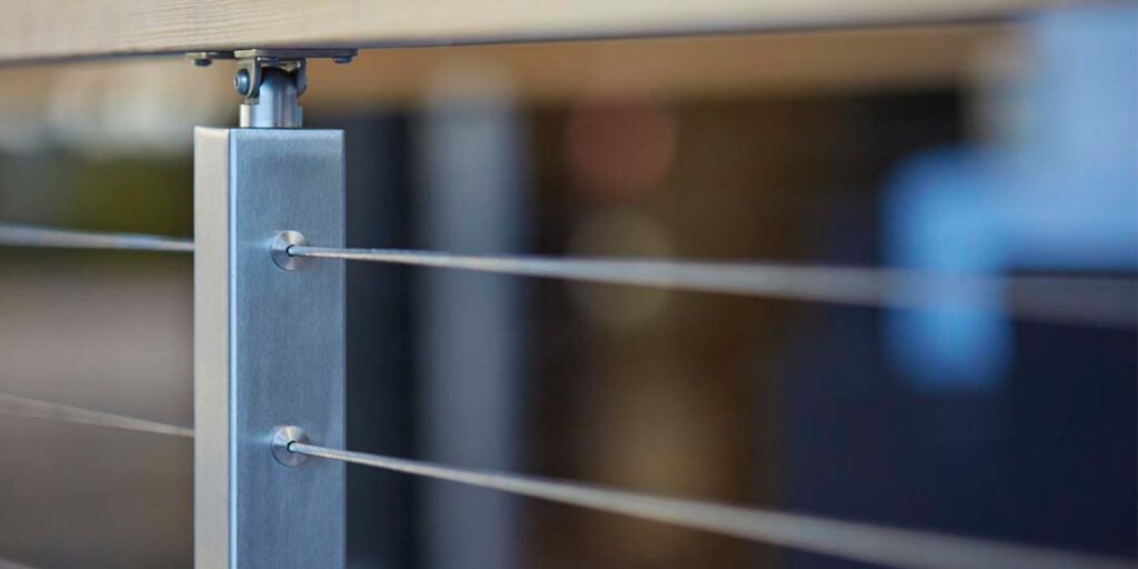 Close-up of Cable Railing
