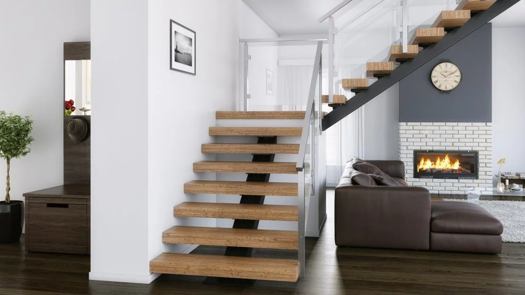 Custom Mono & 90° Prefab Steel Stair Stringers