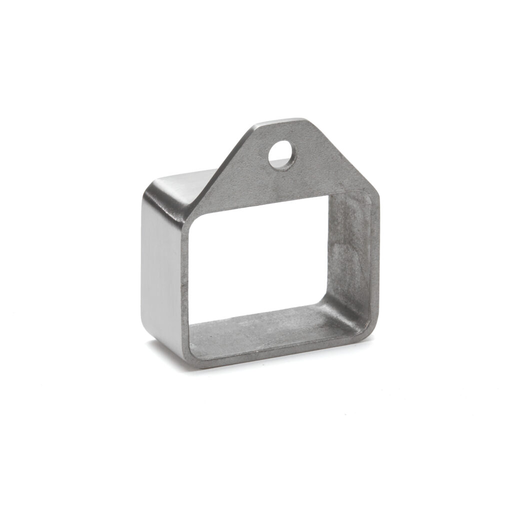 Glass 11/2" Square Wall Anchor Viewrail