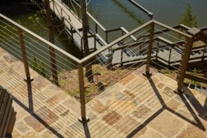 Flat Top Cable Railing for Deck