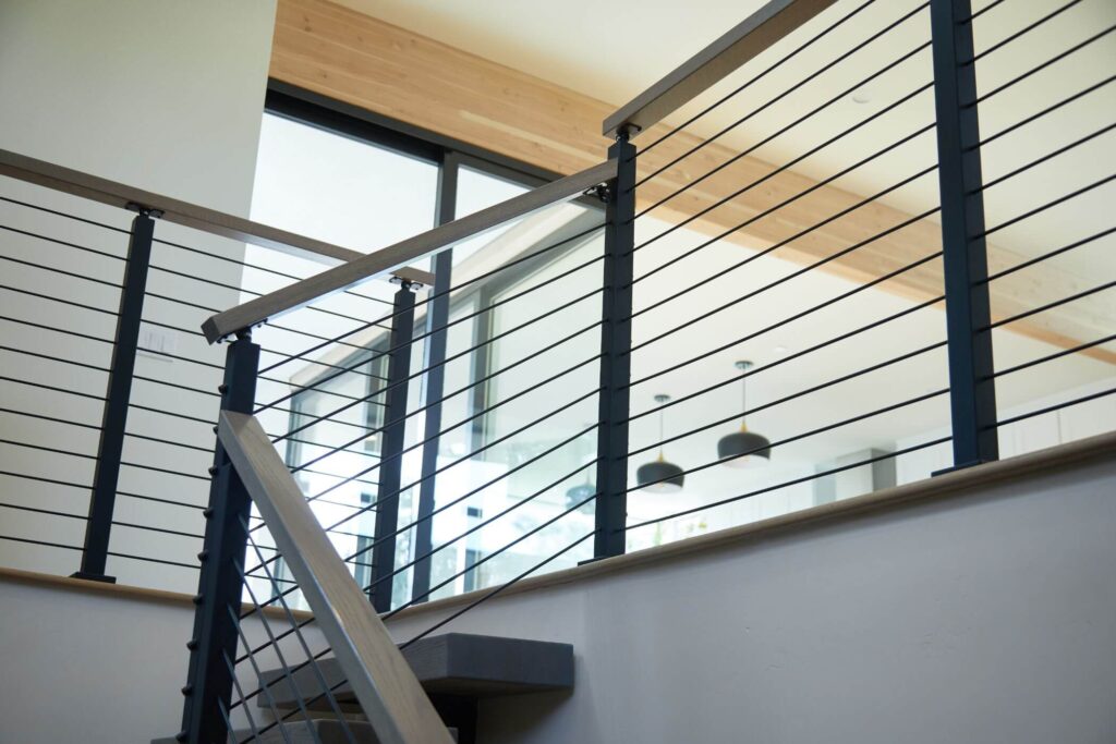 Onyx Railing for a San Diego Floating Staircase Viewrail