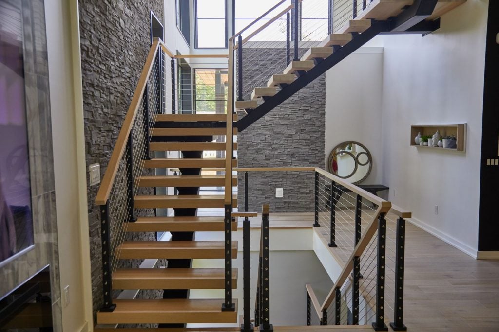 Prefabricated Metal Stairs, Customizable Steel Staircases