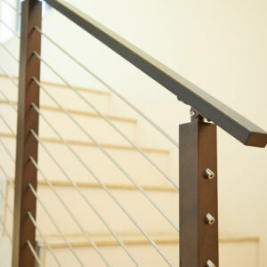 Interior and Exterior Copper Vein Railing - Viewrail