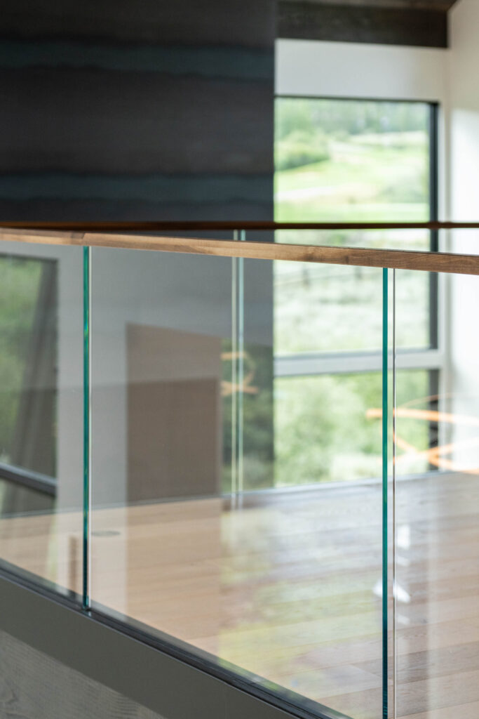 Indoor Glass Railing New Construction Home Viewrail