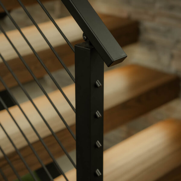 Before/After FLIGHT Mono system with Rod Railing - Viewrail