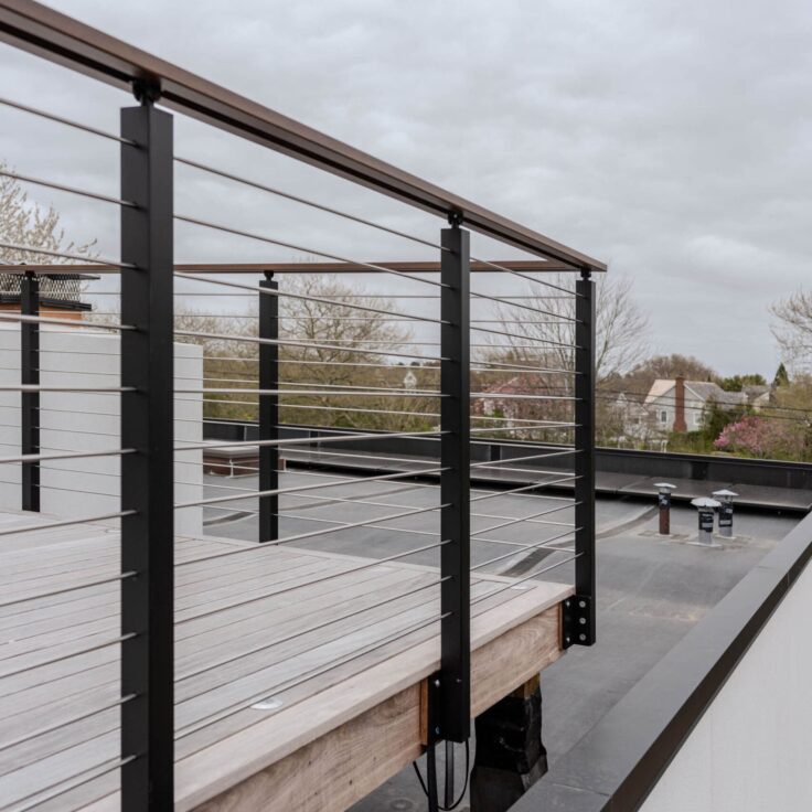 Rod Railing Roof Deck - Viewrail