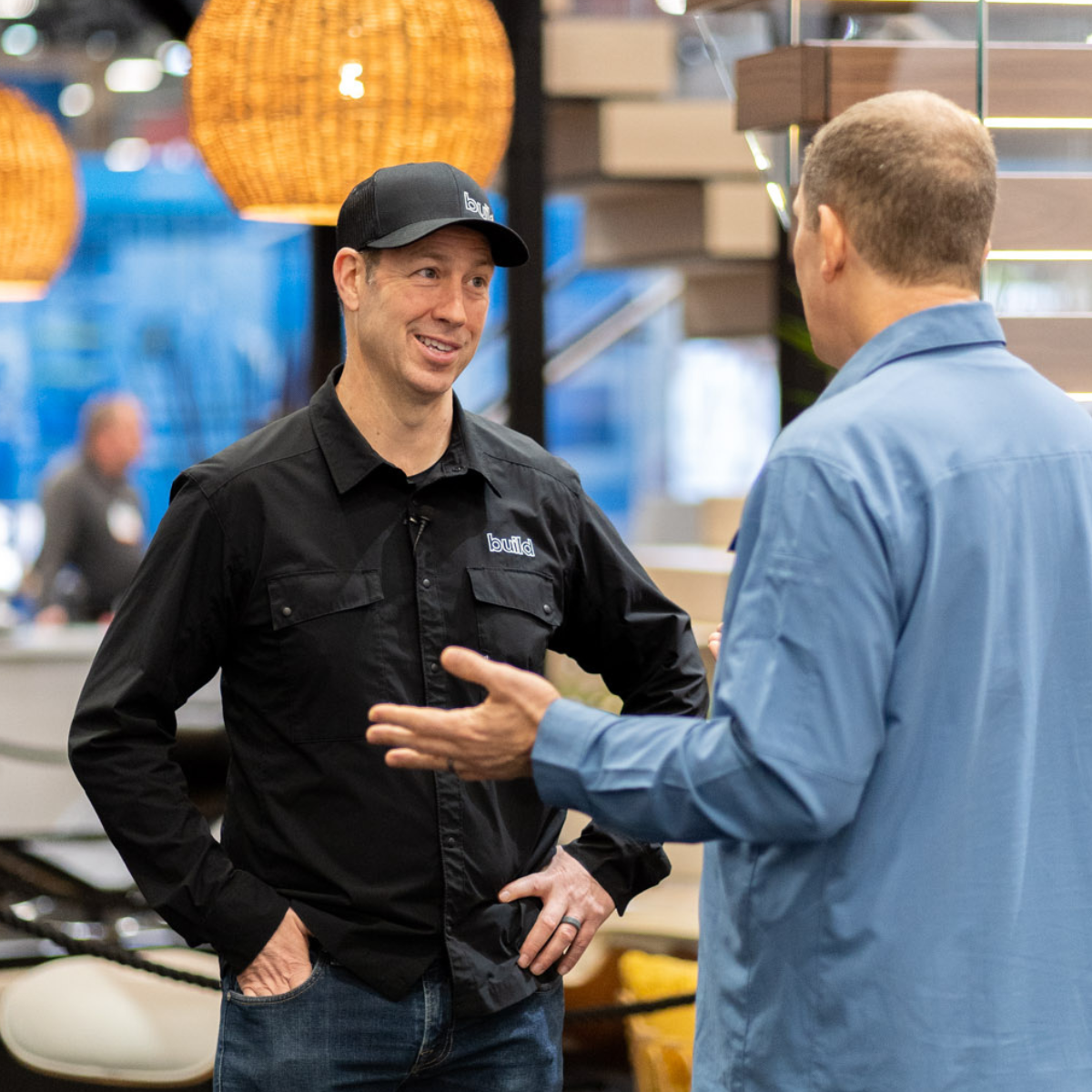 Matt Risinger of the Build Show speaks to Len Morris of Viewrail at IBS 2023