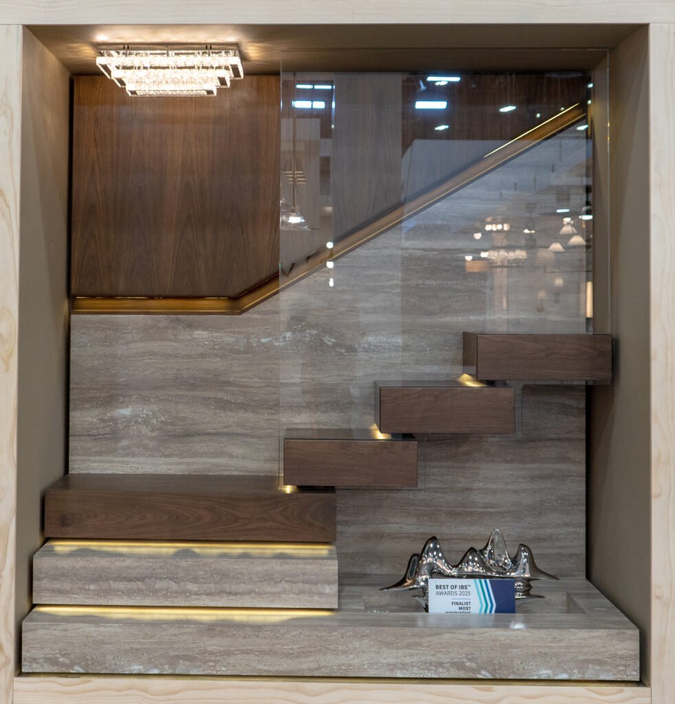 walnut stair capsule
