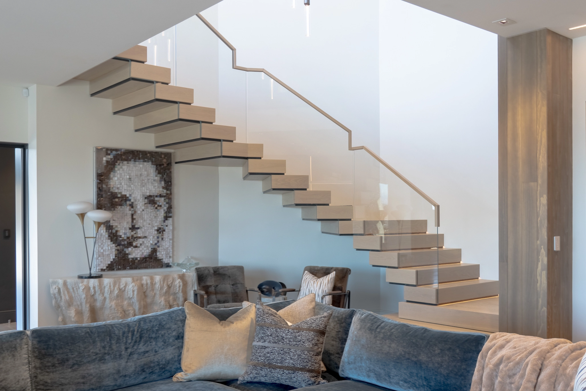 FLIGHT Stack that uses three slight angles to turn 90 degrees total.