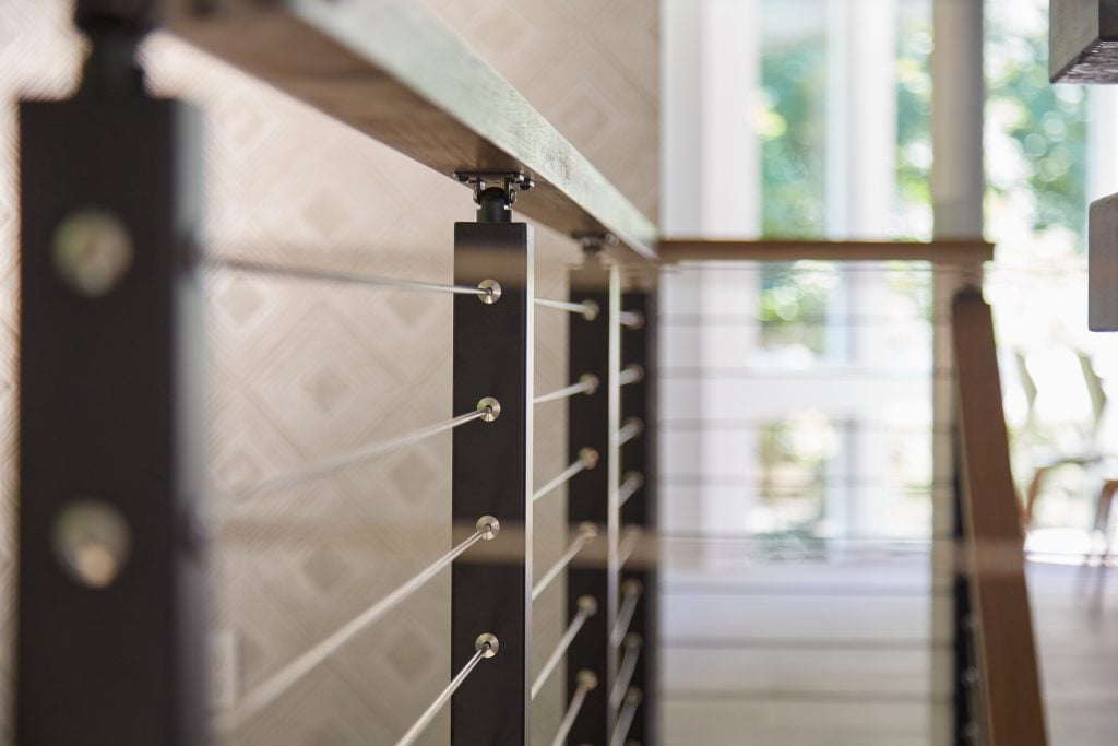 Black Powder Coated railing system